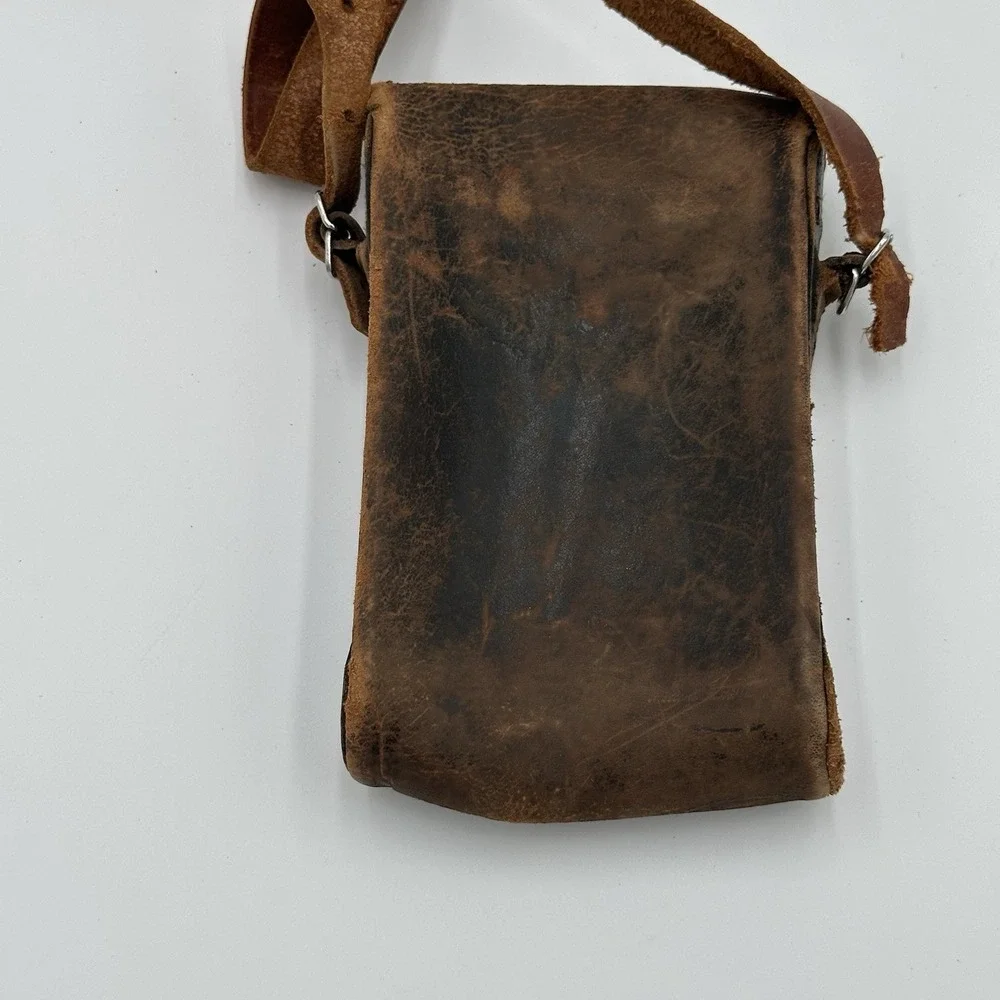 Kodak 3A Autographic Folding Pocket Camera Case - Leather Bag w/ Strap - Repair